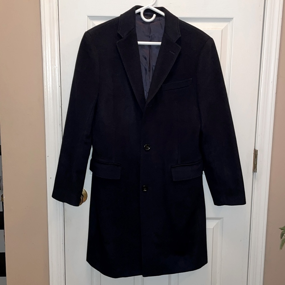 J.Crew wool/Cashmere blend long coat 36R